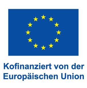 Logo der Europäischen Union mit dem hinweis auf die Kofinanzierung durch die europäische Union